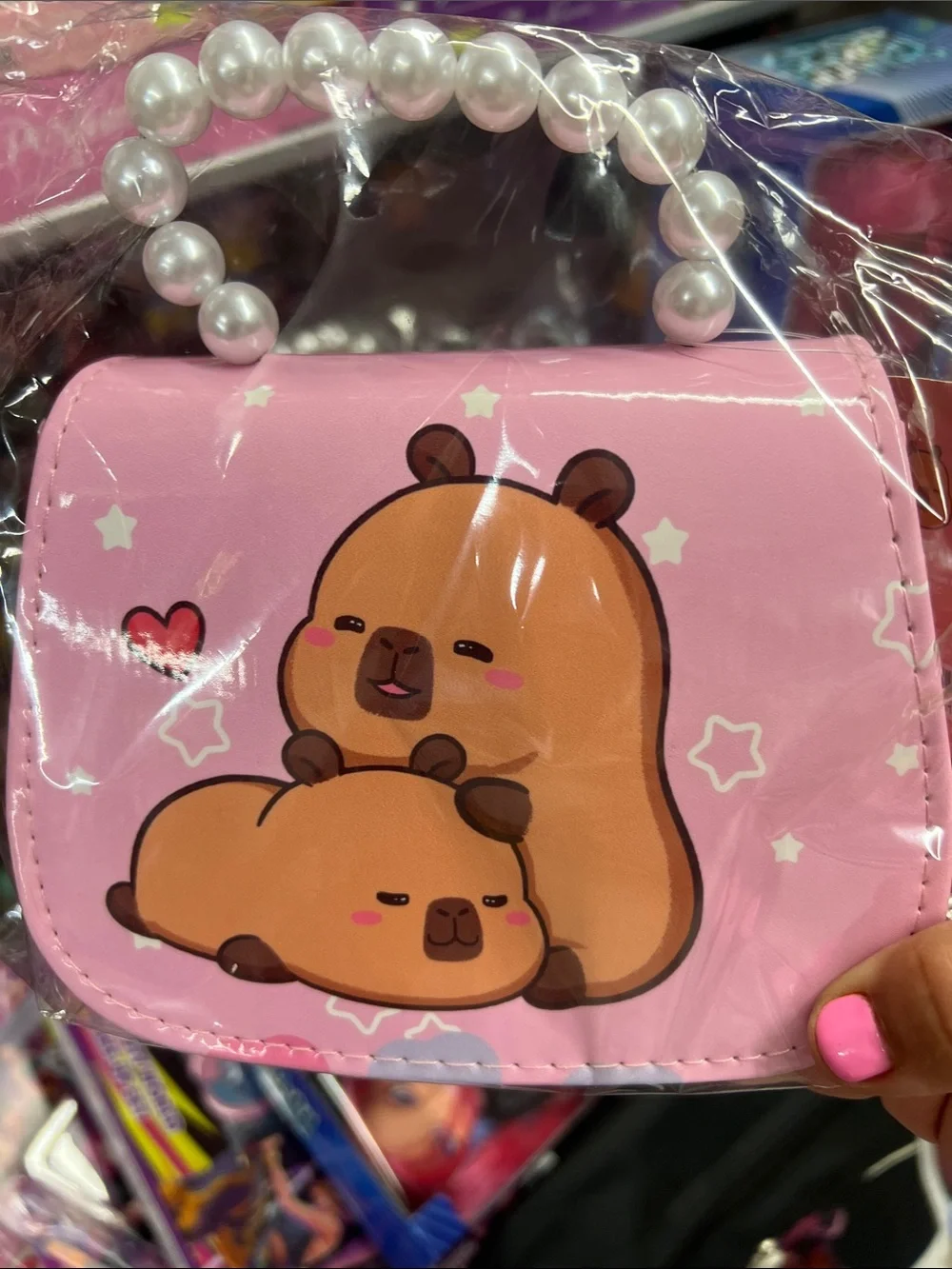 Capibara cute pink